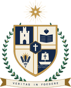 Coat of arms of the Sovereign Covenant State of Aletheia, with the motto Veritas in Foedere